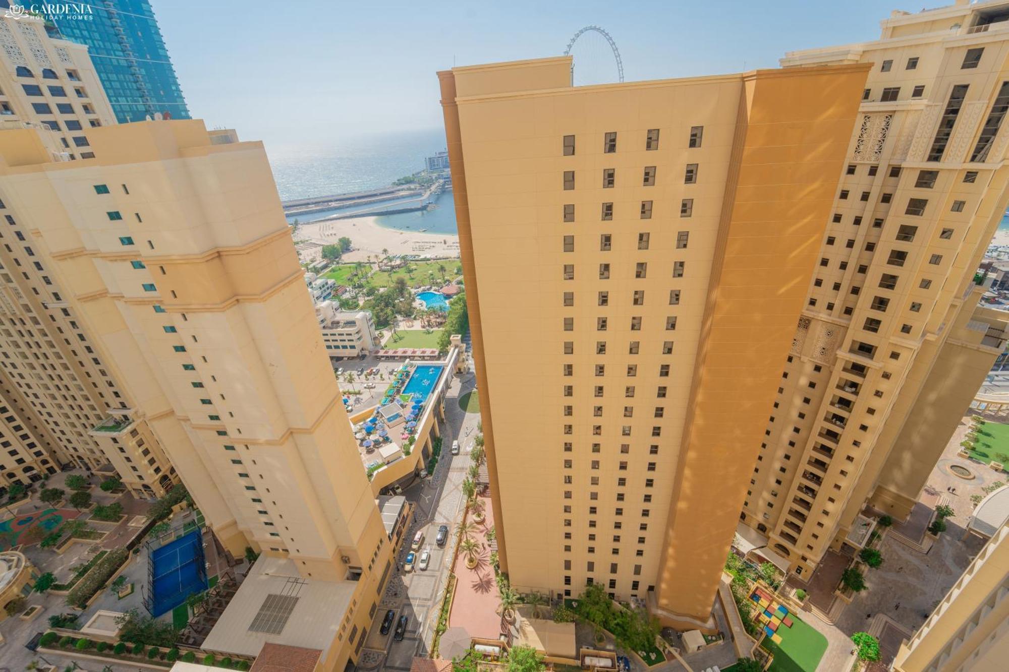 Jbr Amwaj 4 , Upgraded Sea And Ain Dubai Views, 2M Walk To Beach By Gardenia Suitse Екстериор снимка