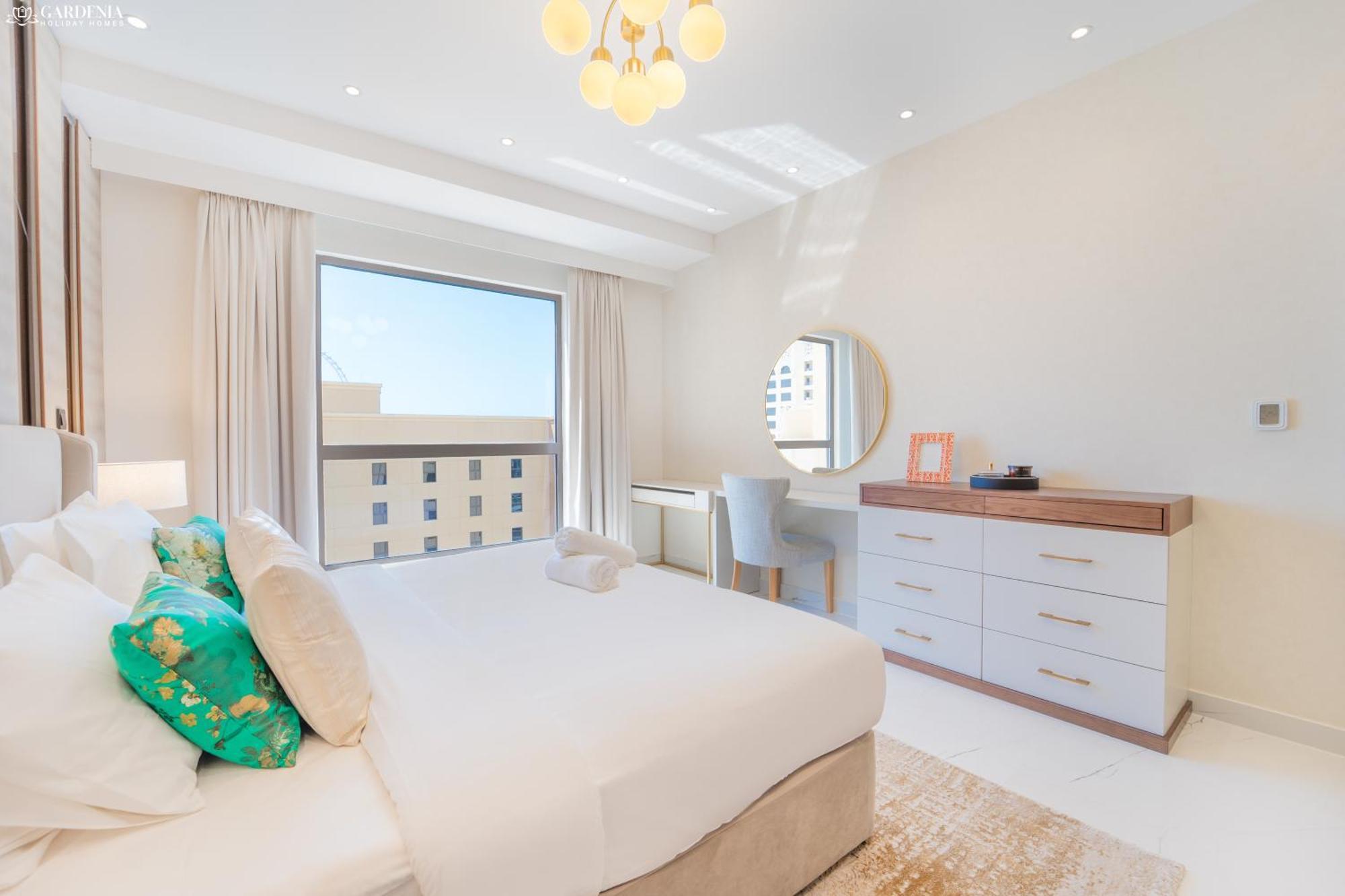 Jbr Amwaj 4 , Upgraded Sea And Ain Dubai Views, 2M Walk To Beach By Gardenia Suitse Екстериор снимка