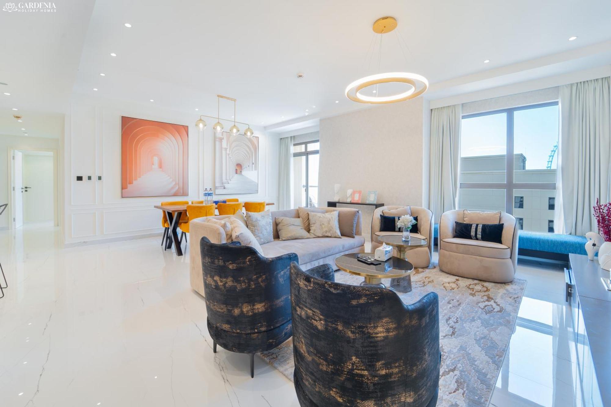 Jbr Amwaj 4 , Upgraded Sea And Ain Dubai Views, 2M Walk To Beach By Gardenia Suitse Екстериор снимка