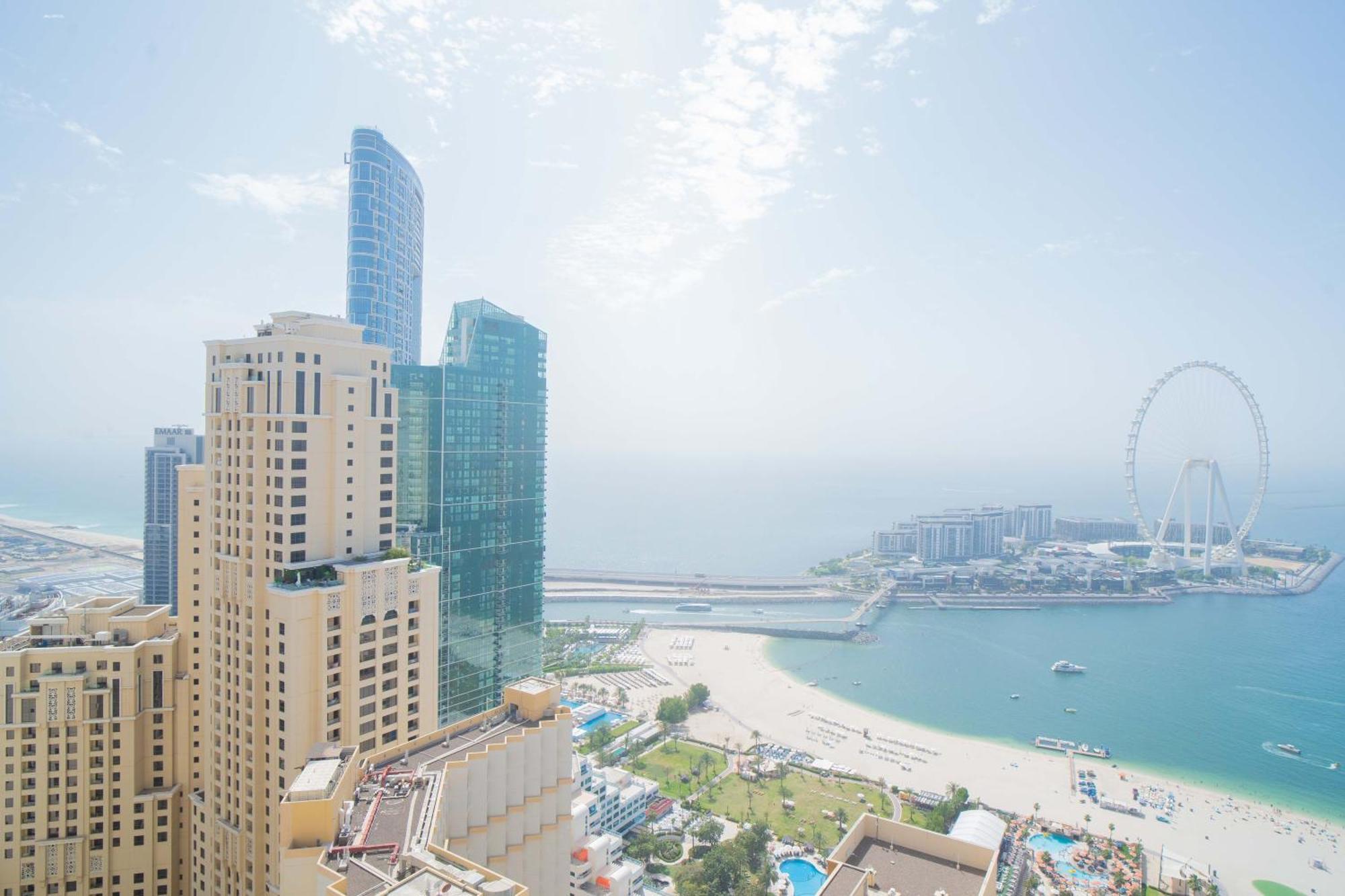 Jbr Amwaj 4 , Upgraded Sea And Ain Dubai Views, 2M Walk To Beach By Gardenia Suitse Екстериор снимка