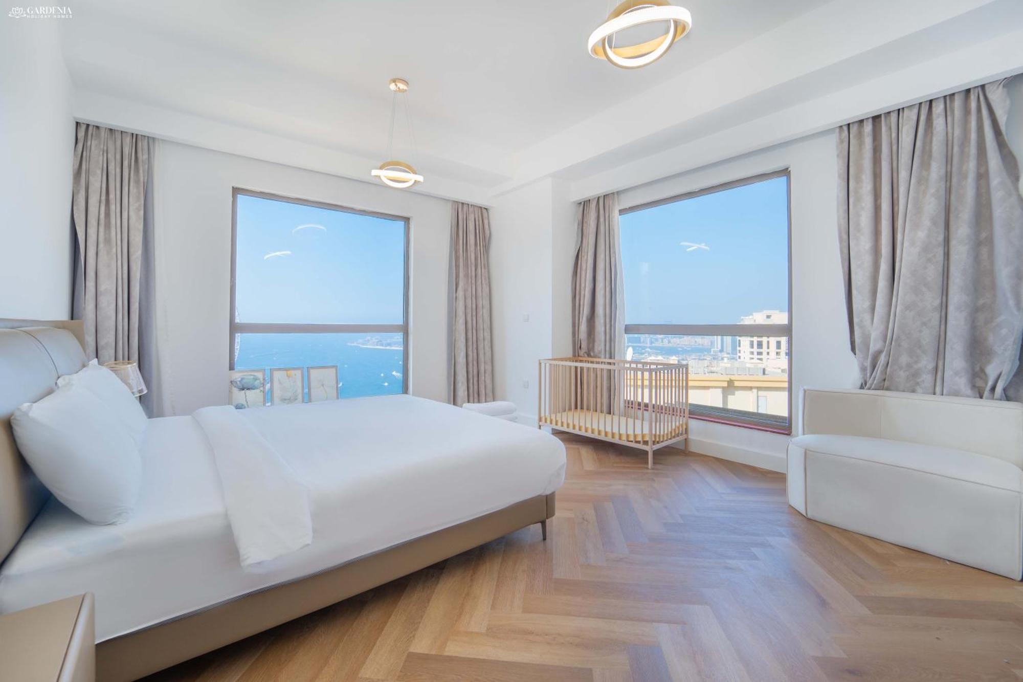 Jbr Amwaj 4 , Upgraded Sea And Ain Dubai Views, 2M Walk To Beach By Gardenia Suitse Екстериор снимка